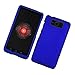 Eagle Cell Rubberized Protector Case for Motorola Droid Maxx Ultra XT1080 - Retail Packaging - Blue