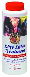 Earth Friendly Products Kitty Litter Treatment, 2-Pound Containers (Pack of 6)