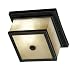 Search : Kenroy Home 70215ORB Plateau 2-Light Flushmount with Amber Marbleized Glass, Oil Rubbed Bronze