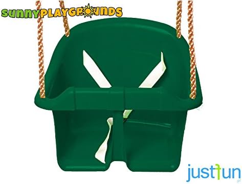 BUCKET SWING SEAT GREEN- Outdoor and Indoor Playground Set Accessories For Kids
