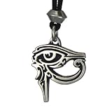Gothic Egyptian Eye of Ra Wadjet Pendant Horus Udjat talisman necklace kemetic