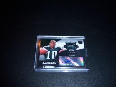 Autographed Desean Jackson Photograph - 2008 Bowman Sterling Au jersey Books 60$ Card - Autographed NFL Photos