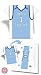 Set of 96 North Carolina Tar Heels - UNC Football JerseyNaps® Party Napkins NCAA College Athletics