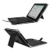 Apple iPad 2 PU Leather Case Cover Folio Stand MiniSuit Solar Bluetooth Removable Keyboard Dock (Black) + Bonus MiniSuit Micro-Fiber Keychain Cleaner