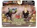 TMNT 3" Mini Mutants 2-pack: Leonardo vs. Hun