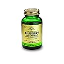 Solgar Standardized Full Potency Bilberry Berry Extract Vegetable Capsules, 60 Count