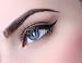Wallmonkeys Peel and Stick Wall Decals - Beautiful Blue Eye - Removable Graphic