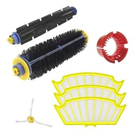 iRobot R3 500 series replacement brush kit (inc. Bristle brush,beater brush, side brush with screw and brush cleaning tool)