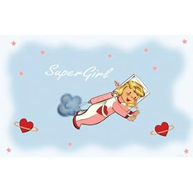 Dolce Mia Super Girl Placemat by Dolce Mia Designs