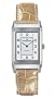 Jaeger LeCoultre Reverso Classique Steel Beige Strap Mens Watch 250.84.10