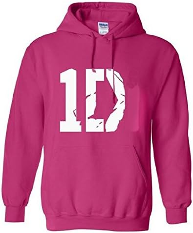 I Love 1D Shirt Hoodie Sweatshirt Jacket in Pink Adult and Youth Sizes