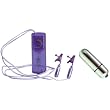 California Exotics / Swedish Erotica Micro Heated Vibrator Nipple Clamp Body Adornments Adult Sex Toy Kit