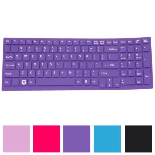 HDE Keyboard Skin for Sony VAIO EB 15.5-Inch - Purple