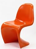 Lexington Modern Verner Panton Style Chair, Orange
