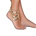 Yozone Tassel Barefoot Sandals Foot Jewelry Beach Wedding Dancing Ankle Bracelet 2 Pieces