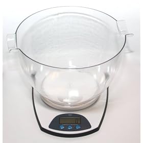 American Weigh HB-11 Kitchen Food Large Bowl Digital Gram Scale