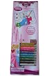 Disney Princess Coloring By Numbers 12 Piece Set - Art Supplies