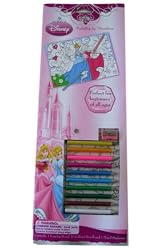 Disney Princess Coloring By Numbers 12 Piece Set - Art Supplies