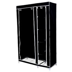 XL Kleiderschrank Campingschrank Faltschrank in Schwarz