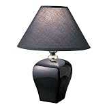 Black Small Ceramic Accent Table Lamp