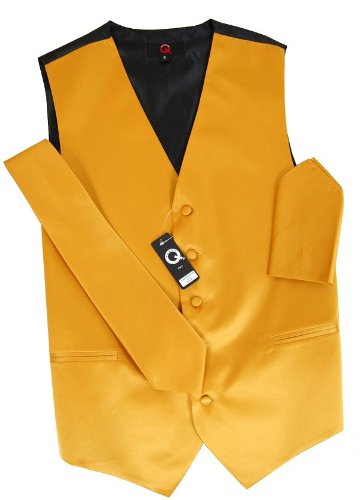 orange tuxedo vest