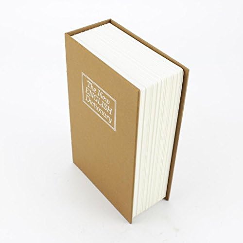 Brown Dictionary Diversion Book Safe with Key Lock