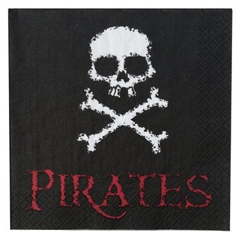 Pirates Napkins (16) Party Supplies