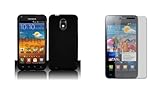 Samsung Galaxy S II Epic 4G Touch (Sprint) Premium Combo Pack - Black Rubbe ....