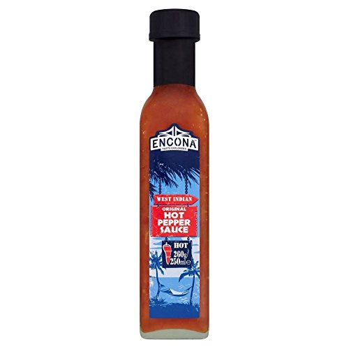 Encona West Indian Original Hot Pepper Sauce (260g) - Packung mit 2