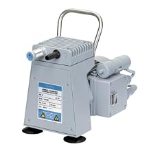 BrandTech 696123 PTFE ME2 Diaphragm Vacuum Pump with US Plug, 120V Power Supply, 1.29cfm Pumping Speed, 6.46" Width x 7.40" Height x 10.83" Depth
