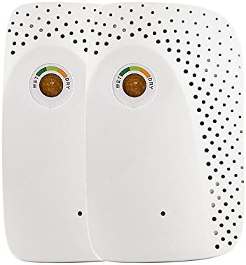 eBon Renewable Dehumidifier for Basement, Closet, Cabinet and More (Pack of 2)