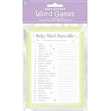 Baby Shower Word Games 24ct