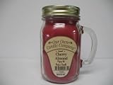 13oz CHERRY ALMOND Scented Jar Candle (Our Own Candle Company Brand) Made in USA - 100 hr burn