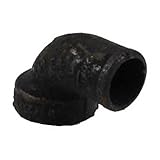 UPC 611942001521 product image for Charlotte NH 4A Black Cast Iron Tapped Elbow, 1-1/2