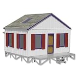 Dollhouse Miniature The Beach Cottage Dollhouse by Laser TechIMAGE