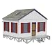 Dollhouse Miniature The Beach Cottage Dollhouse by Laser Tech_s-1