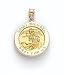 14K Rd St Michael Medal - GHBC2100