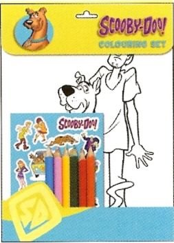 Scooby Doo! Colouring Set with Pencil and Stickers