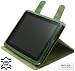Original MTT Ledertasche - Exklusive Book-Style Tasche Case fuer Apple iPad 16GB / 32GB / 64GB Wi-Fi oder fuer 3G Wi-Fi Versionen - (mit Standfunktion) in der Farbe Croco-Gruen