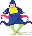 Baby Colorful Octopus Costume (Size:Standard)