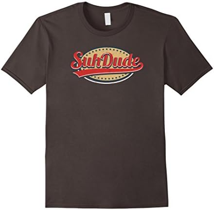 Men's Suh Dude Funny Meme Retro T-Shirt Medium Asphalt