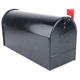 Solar Group E1600B00 Large Premium Steel Rural Mailbox, Black Solar Group E1600B00 Large Premium Steel Rural Mailbox, Black