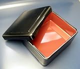 うな重　などに最適！　象足千筋　丼重/黒内朱塗【越前漆器】