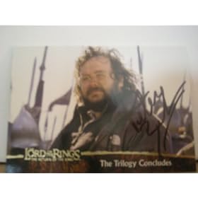 Peter Jackson autograph lord of the rings