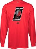 Portland Trail Blazers adidas Youth Primary Logo Long Sleeve T-Shirt