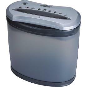 Click here to buy ShredderShark 41560ZPV 6-Sheet Cross Cut Shredder by Techko.