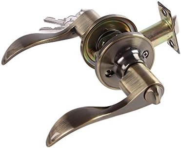 Aged Oil Rubbed Bronze Privacy Door Hardware Lever for Bathroom Bedroom