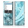 Flores Agua Design Protective Decal Skin Sticker for Apple iPod nano 4G (4th Generation) Player