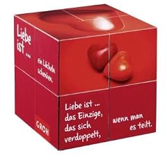 Wunschw�rfel Liebe ist ,... mit versteckten Liebesbotschaften