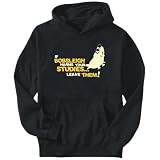 Hoodie Mens Black ” If Bobsleigh harms your studies… leave them! ” Sports